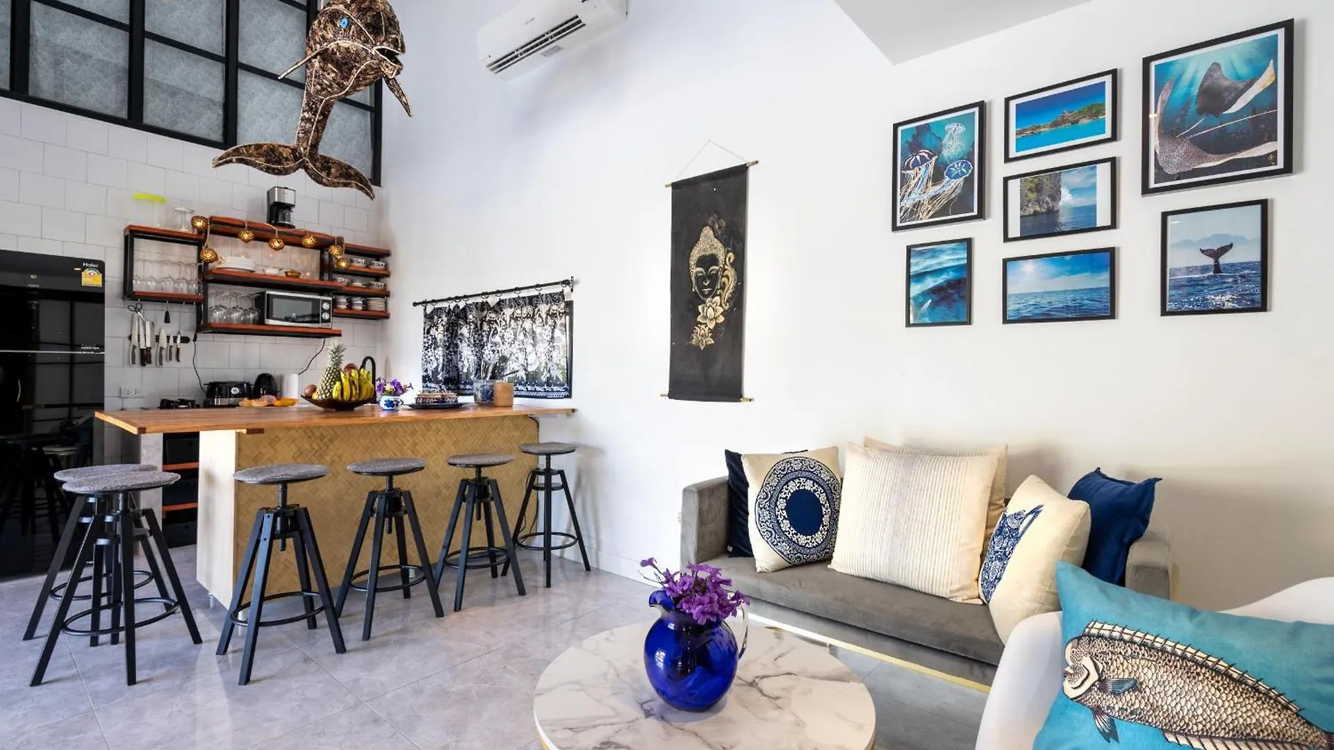 קו לנטה Manao Seaview Pool Villa 21 - 5 Mins Walk To The Beach קו לנטה